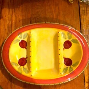 Pfaltzgraff Pistoulet Divided Serving Dish